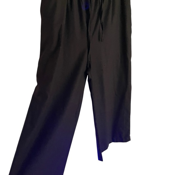 Eskandar Wool/Cashmere Japanese Trousers Black Wide-Leg Pants Women Size 2 - Picture 4 of 9